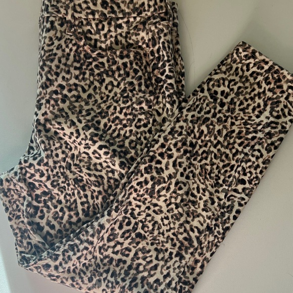 New 7 for all Mankind animal print skinny jeans size 14 - Picture 6 of 10